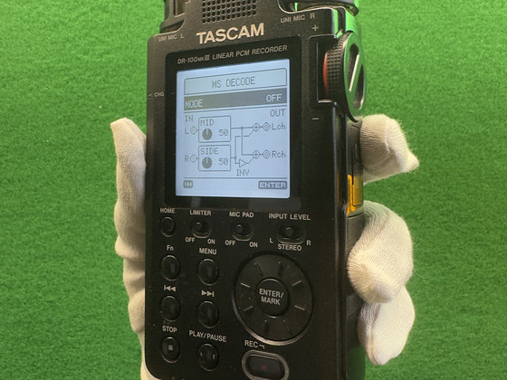 Tascam DR-100 mkIII salvestaja + karv + 64GB SD