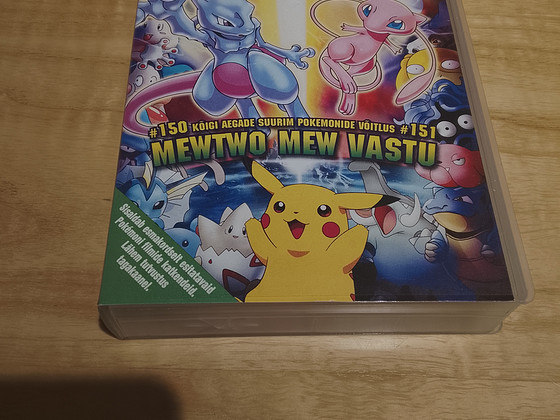 Редкость. Pokemon - Первый фильм VHS, на эстонском языке