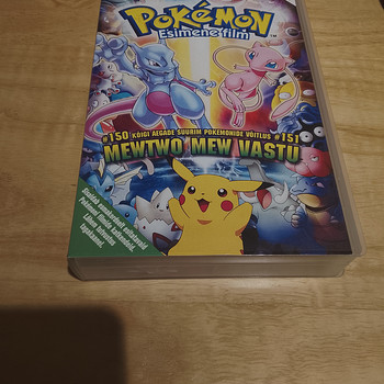 Редкость. Pokemon - Первый фильм VHS, на эстонском языке