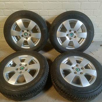15" диски Skoda с шинами