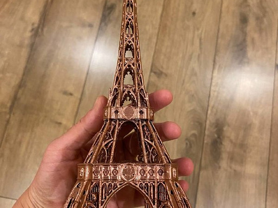 Мини Эйфелева башня — 24 см | 3D-печатный декор Парижа