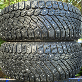 R16 Continental 205/60/16 - 7mm - 95% naelad - 2tk/4tk