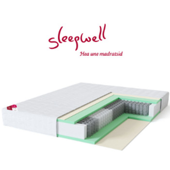 Sleepwell Red Pocket 100x200 см + наматрасник