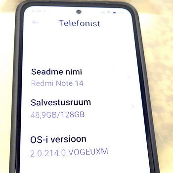 Mobiiltelefon Redmi Note 14 6GB/128GB 108MP