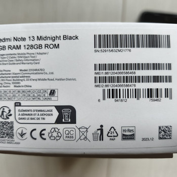 Redmi Note 13 6 ГБ 128 ГБ