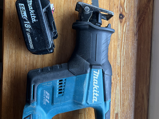 Makita DJR188 ja 5ah aku