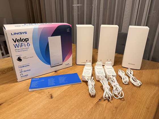 Linksys Velop AX4200/AX8400 WiFi 6E Mesh komplekt