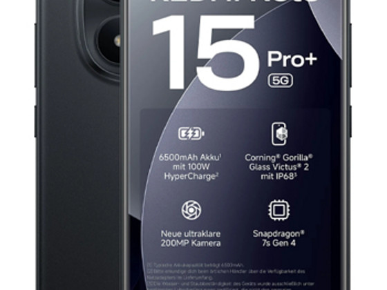 Mobiiltelefon Xiaomi Redmi Note 15 Pro+ 256GB 5G 6.83" AMOLED 120Hz