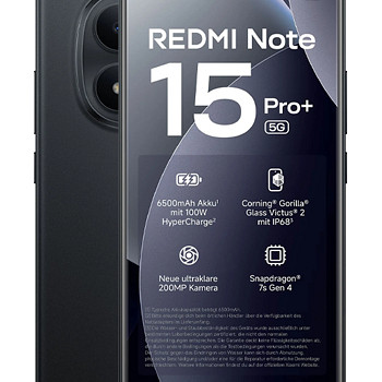 Телефон Xiaomi Redmi Note 15 Pro+ 256GB 5G 6.83" AMOLED 120Hz