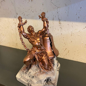 Breaking Chains Statue | 3D Printed Art