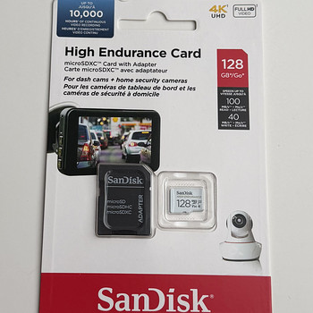SanDisk High Endurance MicroSDXC 128GB , White