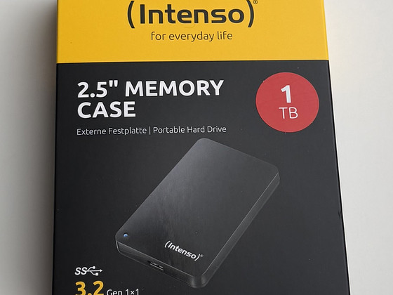 Intenso HDD External 2.5″ 1TB USB 3.2 Black