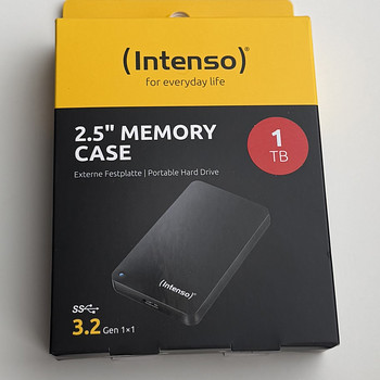 Intenso HDD External 2.5″ 1TB USB 3.2 Black