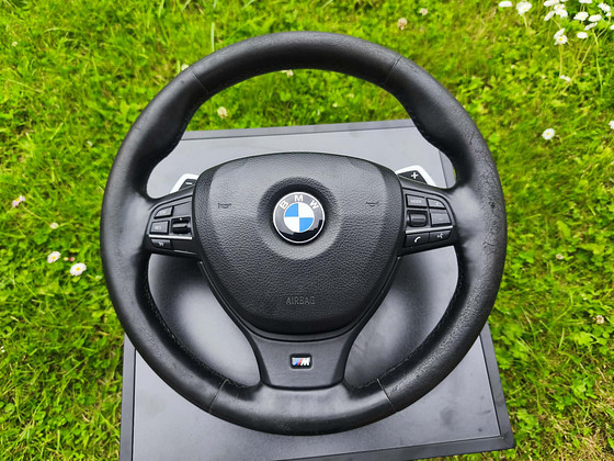 Оригинальный руль BMW M-пакета с лепестками, с оригинальной подушкой безопасност...