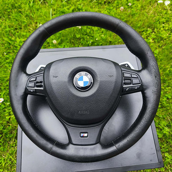 Оригинальный руль BMW M-пакета с лепестками, с оригинальной подушкой безопасност...