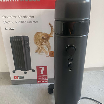 Электрический масляный радиатор, мощность 1500 W