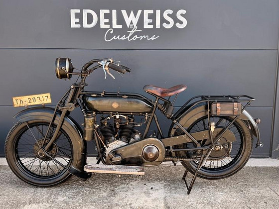NSU 502 T / 4 hj, 1927. aasta – sõidukorras vanamootorratas