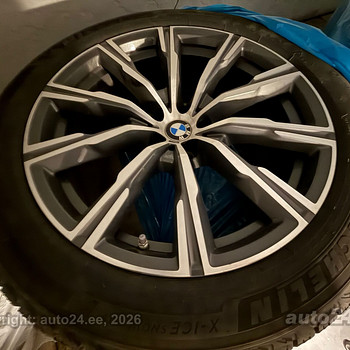BMW X5 Veljed R20 ja uus rehvid Michelin ice Snow