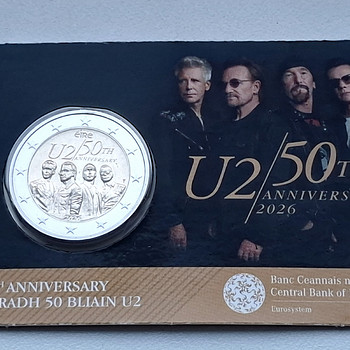 2 euro Iirimaa 2026 BU