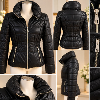 Женская утеплённая куртка GUESS, размер S, отличное состояни