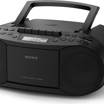 Sony vintage RFDS70B FM raadio cd kassett makk audio in