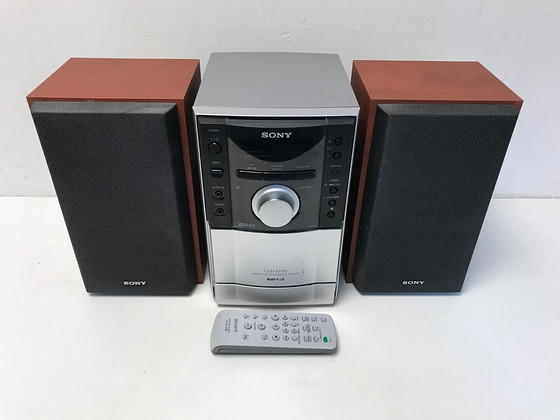 Музыкальный центр ретро Sony FM радио cd кассета BT Usb