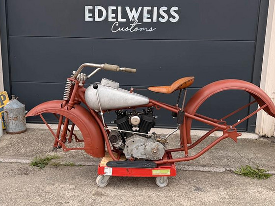 Excelsior Super X – 1929, vanamootorratas, restaureerimispro