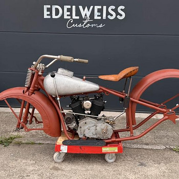 Excelsior Super X – 1929, vanamootorratas, restaureerimispro