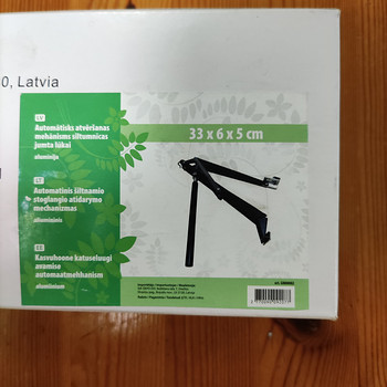 Automaatne kasvuhoone luugi avaja. 2 tk