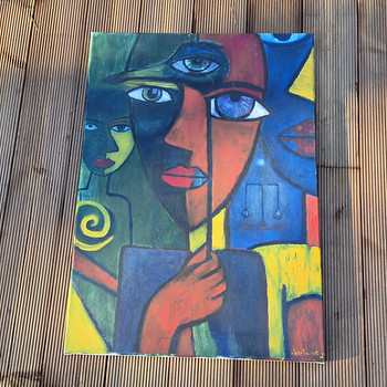 Подписанная картина маслом Jotham Peñaflorida 50cm X 70cm