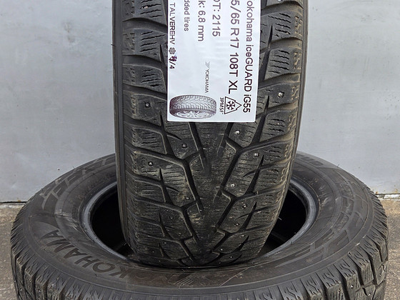 235/65 R17 (6,5 мм) шипованные шины Yokohama iceGUARD iG55 (