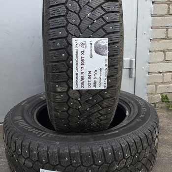 235/65 R17 6,0 мм Continental ContiIceContact 4x4 шипованные шины
