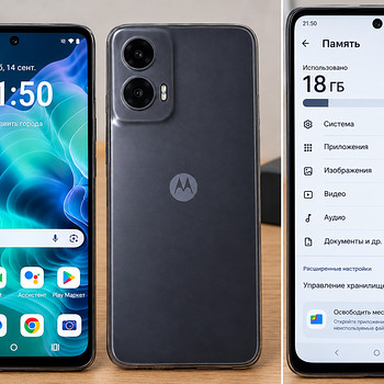 Motorola Moto G35 5G/128 ГБ/черный
