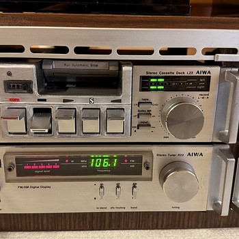 Aiwa komplekt koos kõlaritega - L22, R22, C22, P22