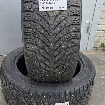 245/45 R18 (7mm ehk 80% DOT 21) Nokian Hakkapeliitta 9 (2tk)