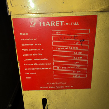 ОТОПИТЕЛЬНЫЙ КОТЁЛ HARET METALL- MINI