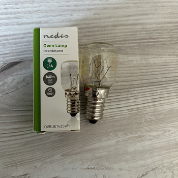 Лампочка Nedis E14 25W для духовки, до 300°C.(G)