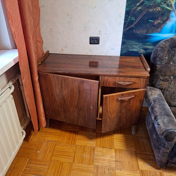Vintage kummut + kapp komplekt