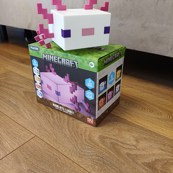 Öölamp Paladone Minecraft Axolotl Light
