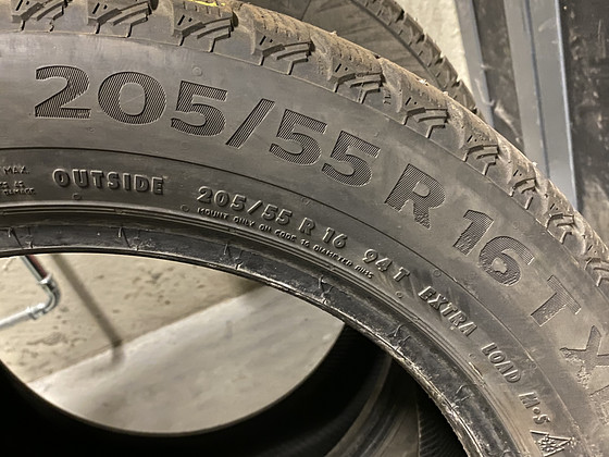 Talverehvid Continental 205/55 R16