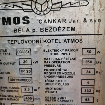 Atmos 30kw katel