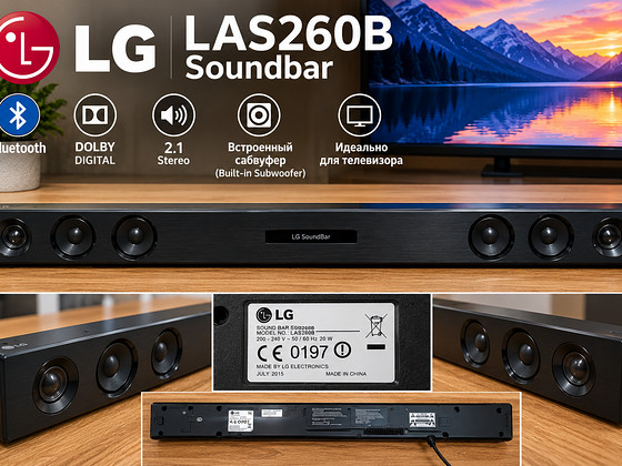 LG LAS260B soundbar – Bluetooth, Dolby Digital