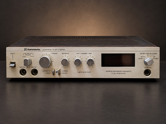 Radiotehnika У-101-стерео — винтажный усилитель из СССР
