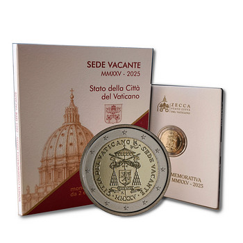 Vatikani mündikaart 2-eurone 2025 - Sede Vacante MMXXV