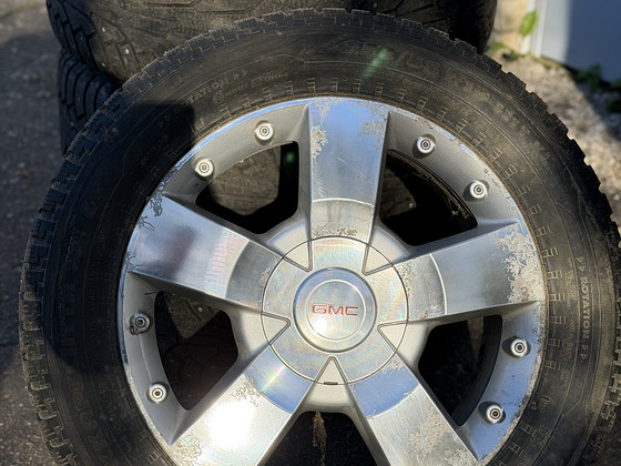 19\" оригинальные диски GMC Acadia 6x132 + шипованные шины 255/55/19