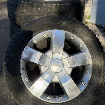 19\" оригинальные диски GMC Acadia 6x132 + шипованные шины 255/55/19