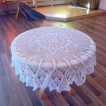 Uus heegeldatud laudlina, 160 cm
