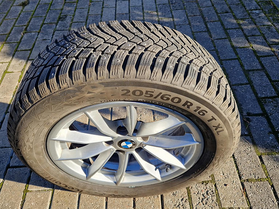 4 шт. как новые оригинальные диски BMW 16" (774) + TPMS + шипы 9 мм