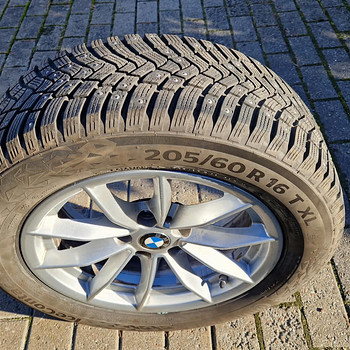 4tk Uueväärsed BMW 16" orig.veljed (774)+TPMS+naastud 9mm