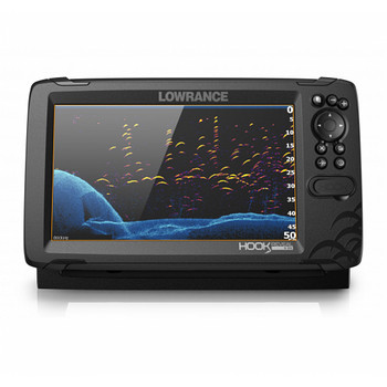 Lowrance Hook Reveal 9 Tripleshot ja jääpüügi andur